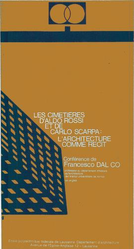 Les cimetières d'Aldo Rossi et de Carlo Scarpa : l'architecture comme récit