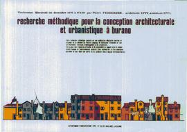 Recherche méthodique pour la conception architecturale et urbanistique à Burano