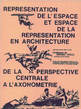 Représentation de l'espace et espace de la représentation en architecture : de la perspective cen...