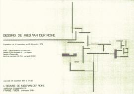 L'oeuvre de Mies van der Rohe